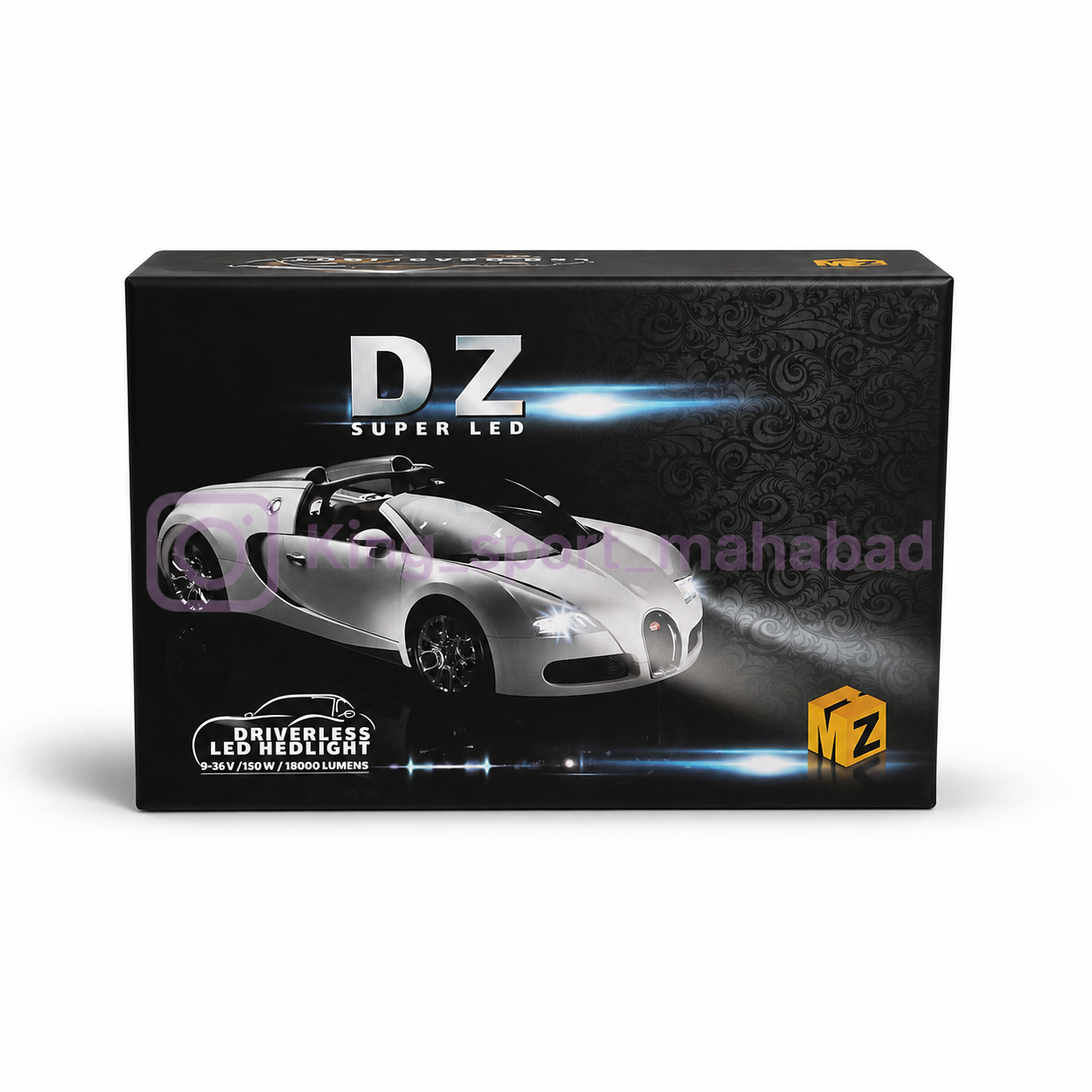 هدلایت dz برند mzm مدل h4 دو رنگ و تک رنگ