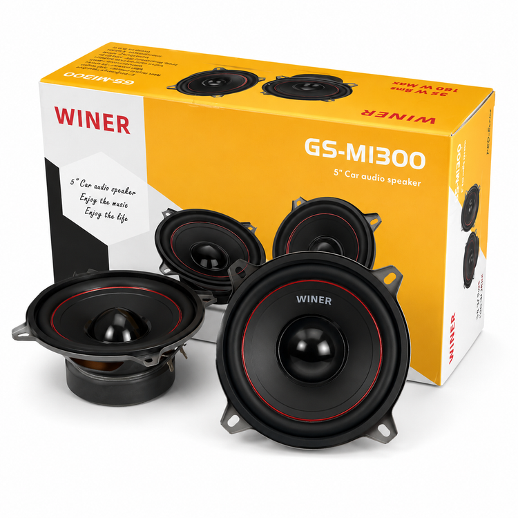 مید بیس خودرو Winer GS-M1300 پرو سری 5 اینچی با توان 180 وات