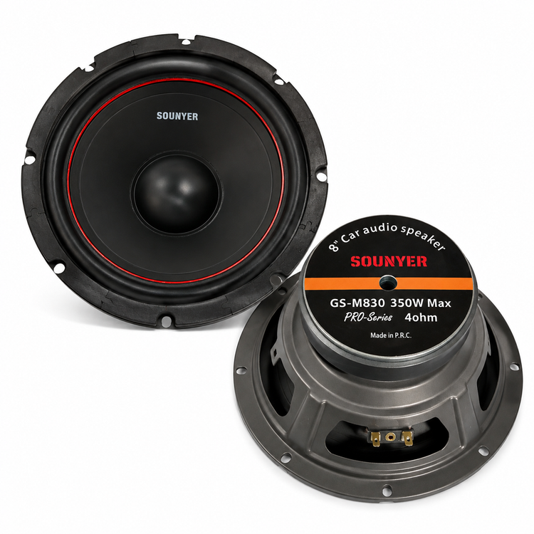 میدبیس خودرو سونیر SOUNYER GS-M830 هشت اینچ 350 وات سری PRO