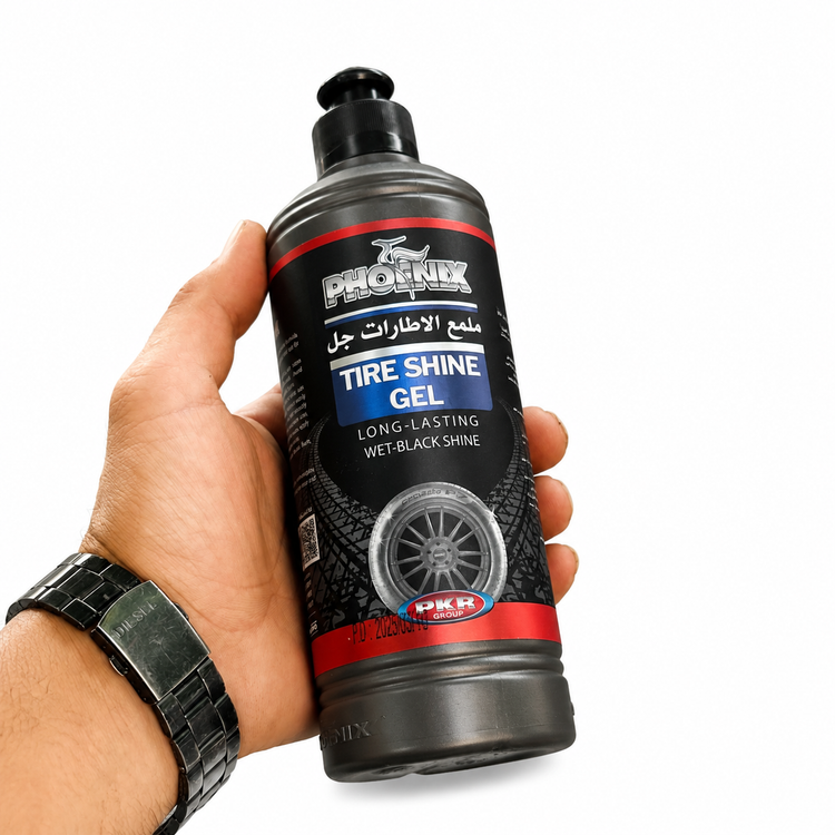 ژل براق کننده لاستیک خودرو فونیکس مدل Tire Shine Gel حجم 500 میلیلیتر