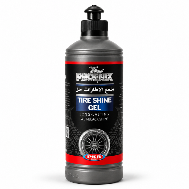 ژل براق کننده لاستیک خودرو فونیکس مدل Tire Shine Gel حجم 500 میلیلیتر