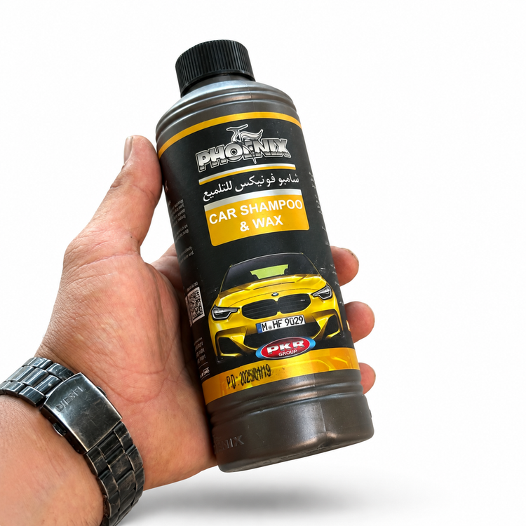 شامپو بدنه خودرو فونیکس مدل Car Shampoo & Wax حجم 500 میلیلیتر